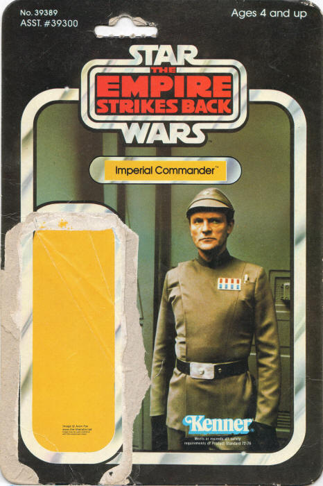 Imperial Commander esb41e 41 Back Backing Card / Cardback