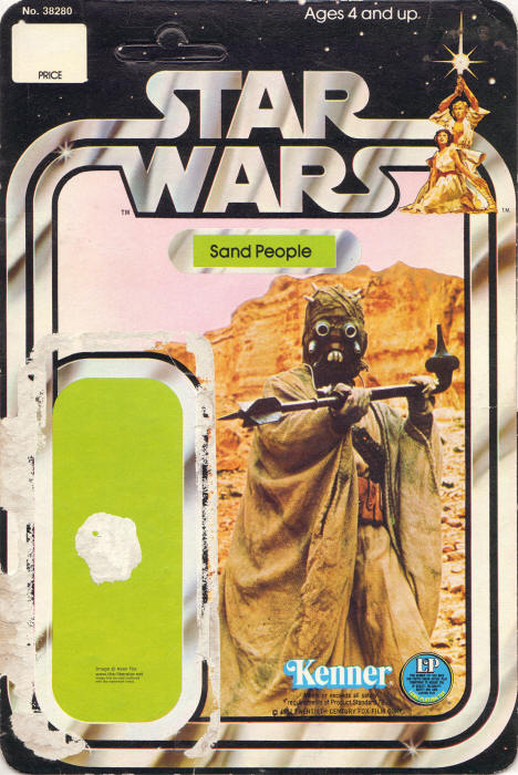 Sand People sw20a 20 Back Backing Card / Cardback