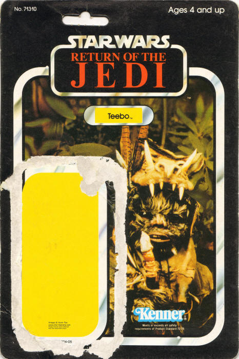 Teebo rotj77a 77 Back Backing Card / Cardback