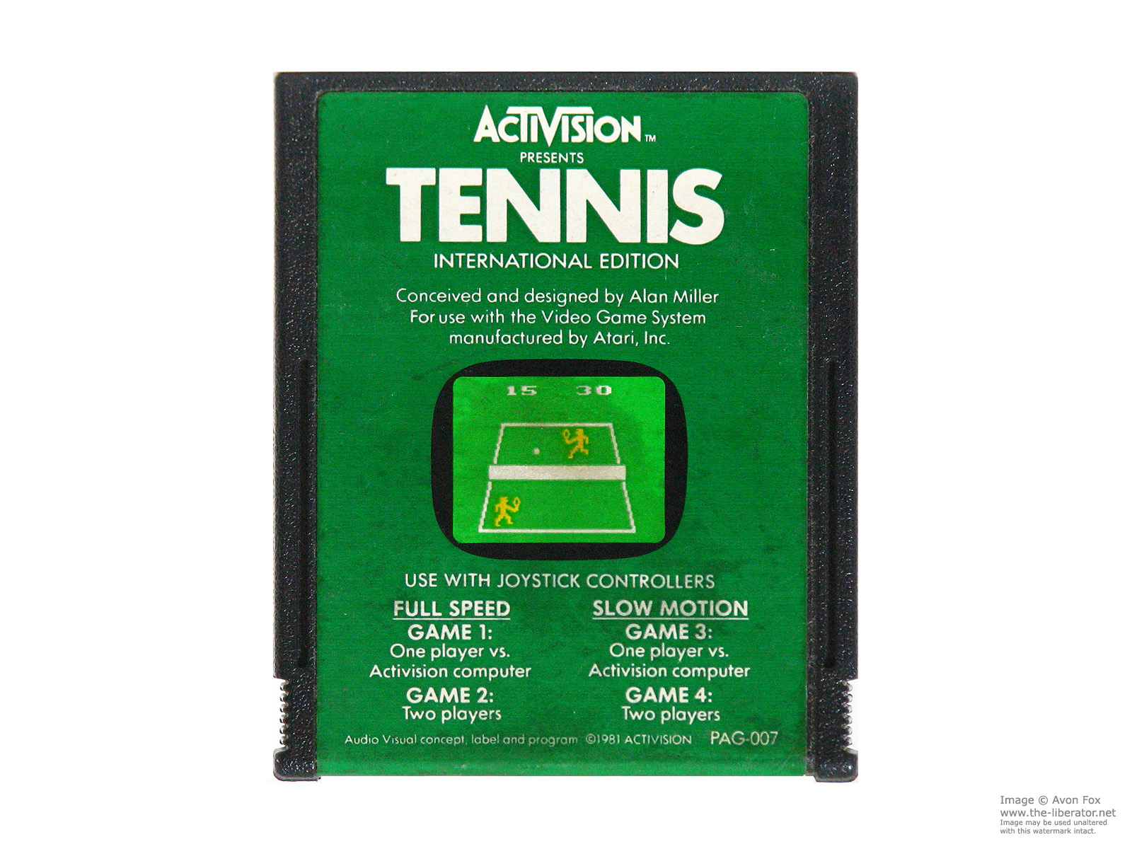 ATARI 2600 Game Cartridges - Titles Starting with T to Z