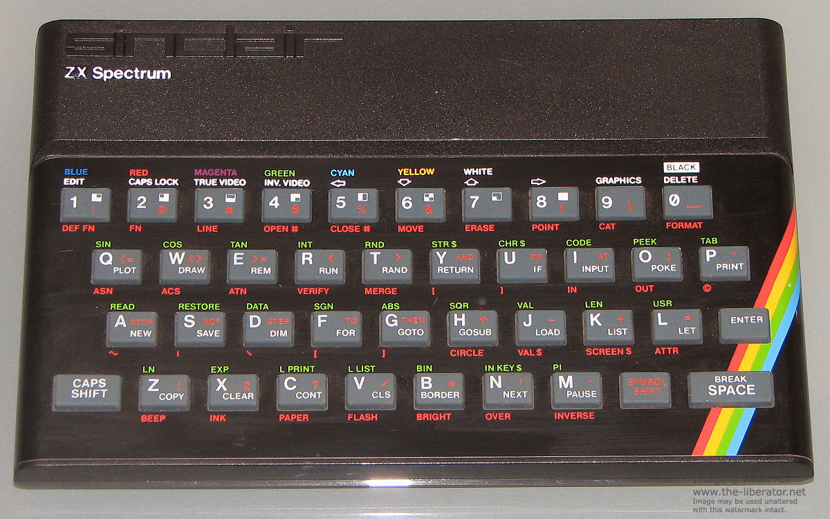 Sinclair ZX Spectrum Issue 2 Computer