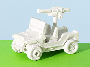 Block Jeep The Blockman by JAM in Army Jeep Mode