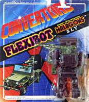 Convertors Flexibot Sly with Brown Chest on Card
