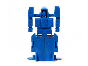 Eagle Robo Blue Bandai Gachapon Model Kit in Robot Mode