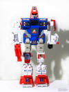 Gobots Blue and White Courageous Armored Robot Power Warriror