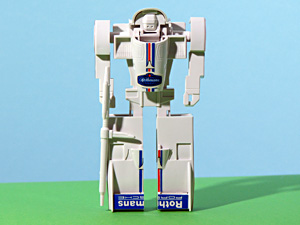Combat Racer (Crasher - Porsche Robo) Model Kit in Robot Mode