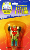 Cy-Kill Gobots Collectable Eraser Figurine on Card
