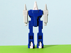 Drill Crusher Machine Robo Shokugan Candy Toy Model Kit in Robot Form