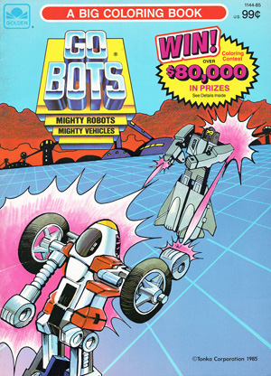 Gobots Golden A Big Coloring Book
