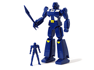 Blue Jet Jet Robo Bandai Model Kit