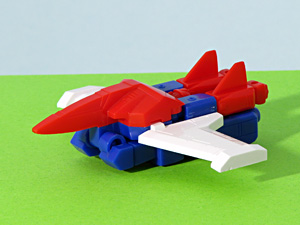 Mach Blaster Machine Robo Shokugan Candy Toy Model Kit in Jet Form