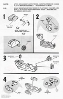 Instructions Sheet for Spay-C Gobots Monogram Model Kit