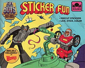 Wendy's Gobots Sticker Fun Book