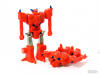 Gobots Orange Bugsie Shown in Both Modes