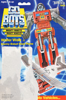 Cardback / Backing Card for Orange and Tan Gobots Water Walk
