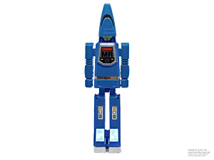 Blue Ball Pen Machine Robo in Robot Mode