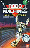 Cardback / Backing Card for Robo Machines Leader-1 F-15