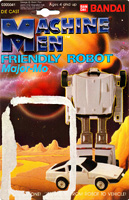 Major Mo Machine Men Australian Cardback / Backing Card