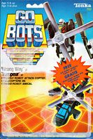 Wrong Way Gobots Canadian 3-D Sticker Card / Cardback