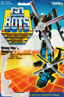 Wrong Way Gobots Canadian Card / Cardback