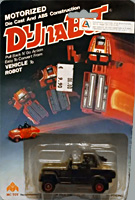 Jeep Dynabot Dynabot Army Green on MC Toy Alt Mode Card