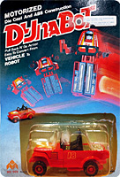 Jeep Dynabot Dynabot Red on MC Toy Alt Mode Card