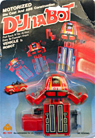 Jeep Dynabot Red on MC Toy Card