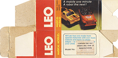 Box for Magical Mobiles Leo Toys Blow Plast Box Back