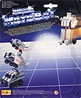 Cardback for All Terrain Trekker White Mega Moto-Bot by Maisto