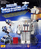 All Terrain Trekker White Mega Moto-Bot Maisto on Card