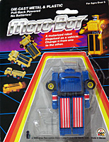 Dump Truck Blue Moto-Bot MC Toy Wave 1 on Card