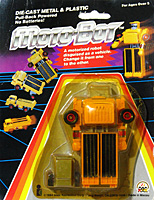 Dump Truck Orange Moto-Bot MC Toy Wave 1 on Card