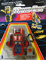 Jeep Red Moto-Bot MC Toy Wave 1 on Card
