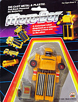 Dumpt Truck Orange Moto-Bot MC Toy Wave 2 on Card