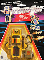 Pick Up Yellow Moto-Bot MC Toy Wave 3 on Version 2 Card