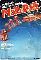 Cardback for Red Jeep Moto-Botz with Pull Back Mechanism Text