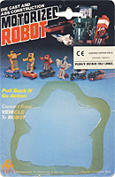 Cardback for Army Jeep Motorized Robot Macau MC Toy