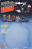 Cardback for Yellow Pick Up Motorized Robot Macau MC Toy
