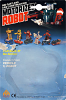 Cardback for Pick Up Red and Yellow Motorized Robot China