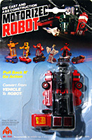 Train Up Motorized Robot on Macau Card MC Toy