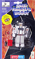 All Terrain Trekker White Super Transfo Robot Speedway Carded