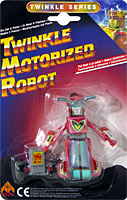 ATV Trike Red Twinkle Motorized Robot on Card