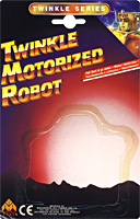 Cardback for Jeep Green with Gold Wash Twinkle Motorized Robot