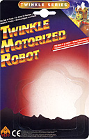 Cardback for Jeep Red with Rainbow Wash Twinkle Motorized Robot