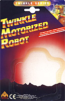 Cardback for Jeep Red and White Twinkle Motorized Robot