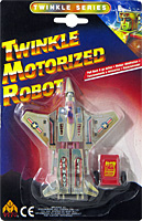 Jet Twinkle Motorized Robot on Card