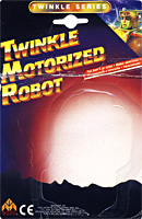 Cardback for Train Twinkle Motorized Robot with Blue Arms