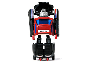 Racer Bots Black Porsche 928 in Robot Mode