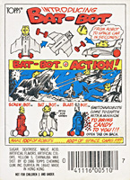 Cardback Rear with Instructions for BAT-BOT Switch-A-Robots