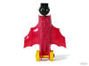 BAT-BOT Switch-A-Robots Red Body Black Head with Yellow Wheels in Robot Mode